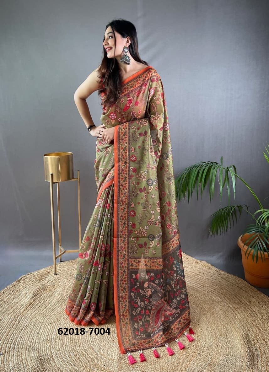 RAKSHA - Catalog # 62018 (Set of 7 Sarees) by Aabharan RAKSHA - Catalog # 62018 (Set of 7 Sarees) by Aabharan