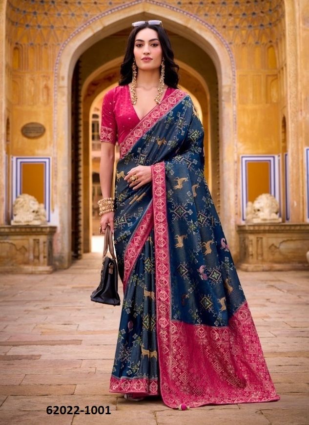 AARADHYAM - Catalog # 62022 (Set of 6 Sarees) by Trikaashi AARADHYAM - Catalog # 62022 (Set of 6 Sarees) by Trikaashi
