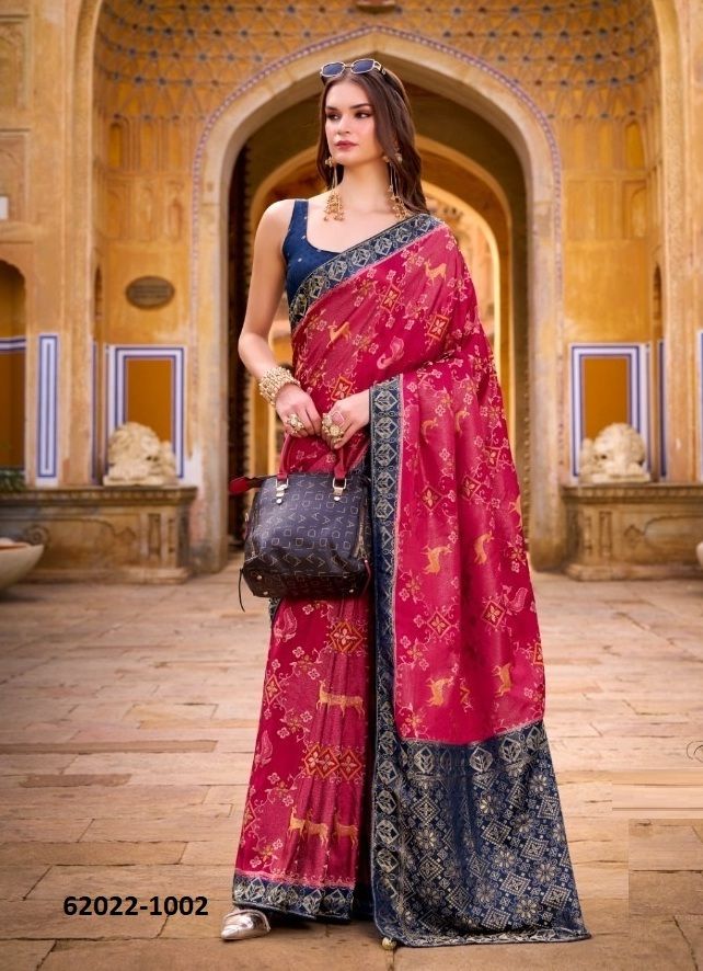 AARADHYAM - Catalog # 62022 (Set of 6 Sarees) by Trikaashi AARADHYAM - Catalog # 62022 (Set of 6 Sarees) by Trikaashi