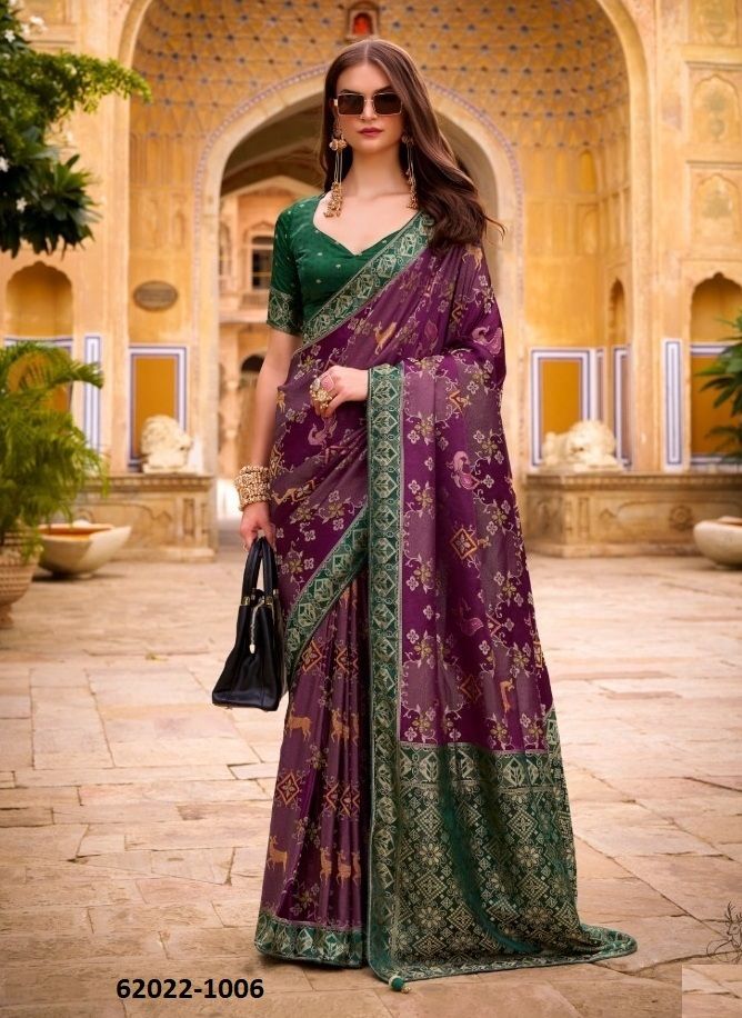 AARADHYAM - Catalog # 62022 (Set of 6 Sarees) by Trikaashi AARADHYAM - Catalog # 62022 (Set of 6 Sarees) by Trikaashi