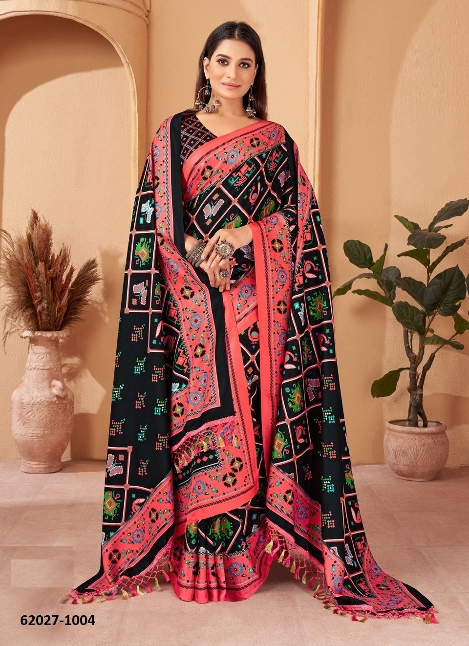 PASHMINA SAREES WITH SHAWL - Catalog # 62027 (Set of 10 Sarees) by Meheriya PASHMINA SAREES WITH SHAWL - Catalog # 62027 (Set of 10 Sarees) by Meheriya