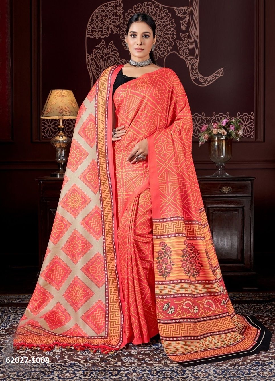 PASHMINA SAREES WITH SHAWL - Catalog # 62027 (Set of 10 Sarees) by Meheriya PASHMINA SAREES WITH SHAWL - Catalog # 62027 (Set of 10 Sarees) by Meheriya