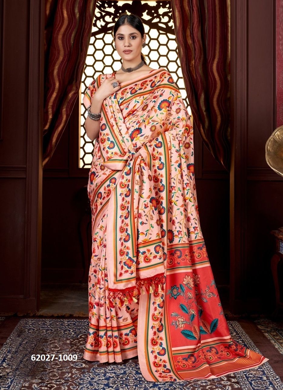 PASHMINA SAREES WITH SHAWL - Catalog # 62027 (Set of 10 Sarees) by Meheriya PASHMINA SAREES WITH SHAWL - Catalog # 62027 (Set of 10 Sarees) by Meheriya