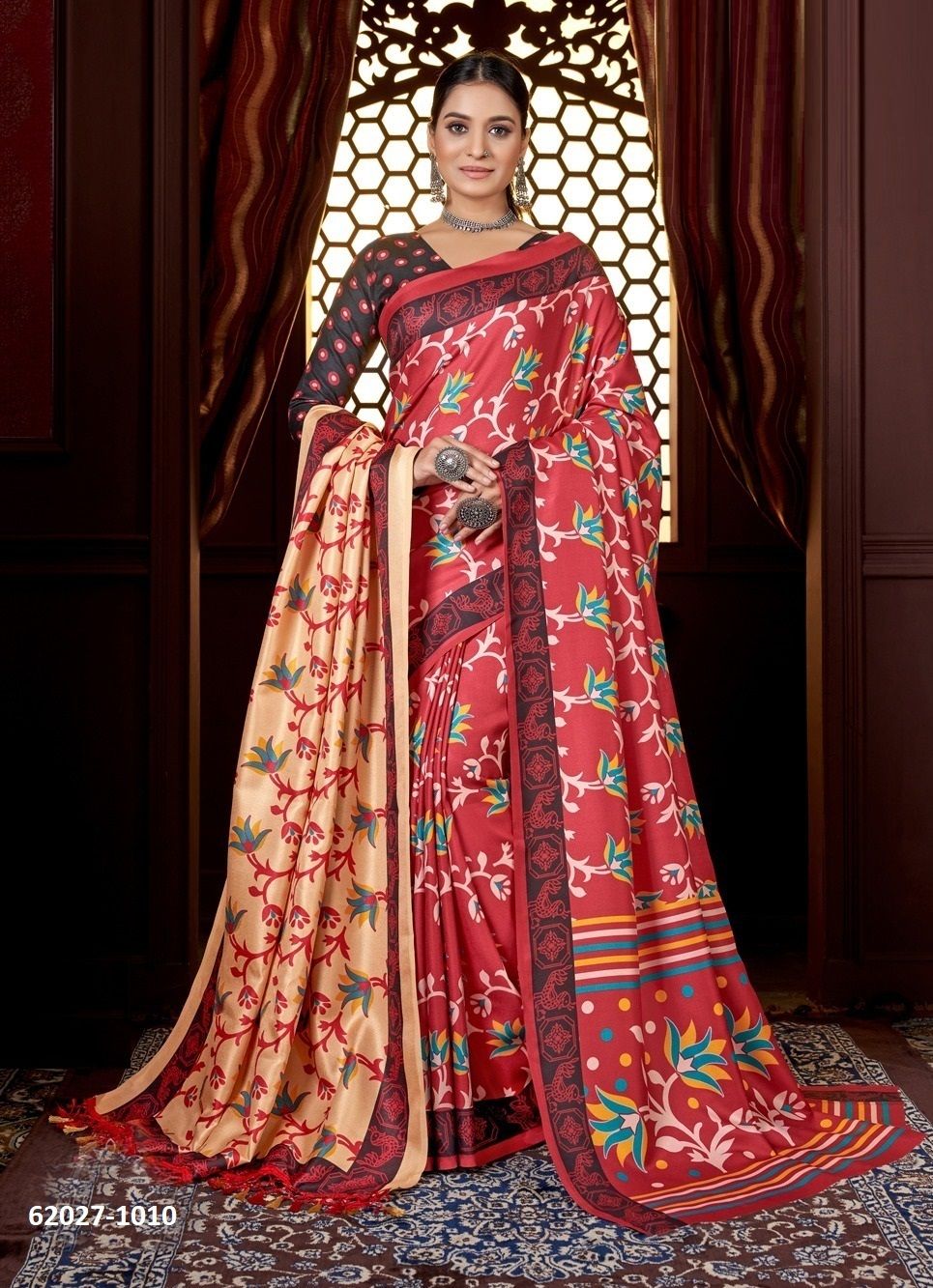 PASHMINA SAREES WITH SHAWL - Catalog # 62027 (Set of 10 Sarees) by Meheriya PASHMINA SAREES WITH SHAWL - Catalog # 62027 (Set of 10 Sarees) by Meheriya
