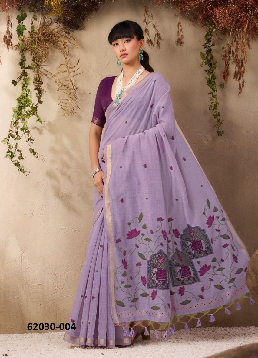 SAANJH PICHWAI - Catalog # 62030 (Set of 6 Sarees) by Rajtex Fabrics SAANJH PICHWAI - Catalog # 62030 (Set of 6 Sarees) by Rajtex Fabrics