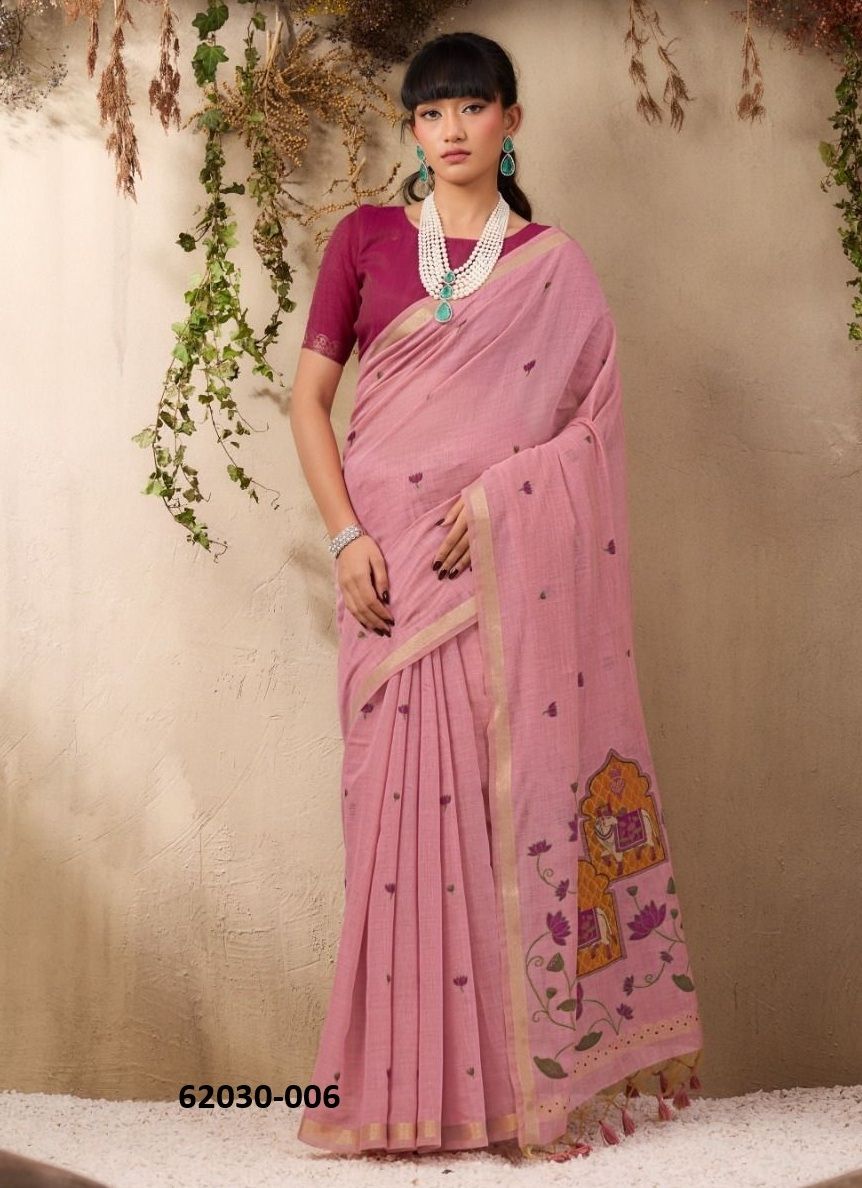 SAANJH PICHWAI - Catalog # 62030 (Set of 6 Sarees) by Rajtex Fabrics SAANJH PICHWAI - Catalog # 62030 (Set of 6 Sarees) by Rajtex Fabrics