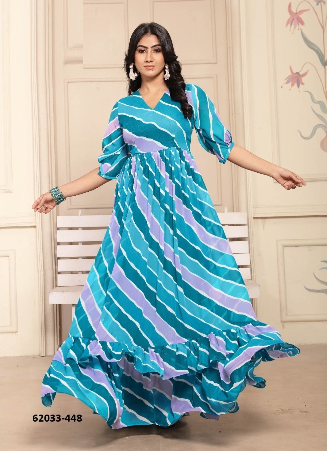 KHILAA - Catalog # 62033 (Set of 2 Readymade Women's Kurtis / Tops) by Chansi Trendz KHILAA - Catalog # 62033 (Set of 2 Readymade Women's Kurtis / Tops) by Chansi Trendz