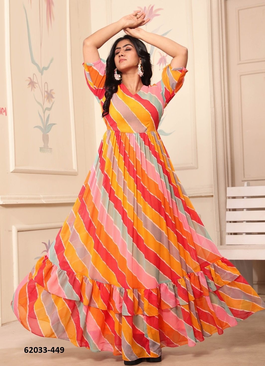 KHILAA - Catalog # 62033 (Set of 2 Readymade Women's Kurtis / Tops) by Chansi Trendz KHILAA - Catalog # 62033 (Set of 2 Readymade Women's Kurtis / Tops) by Chansi Trendz