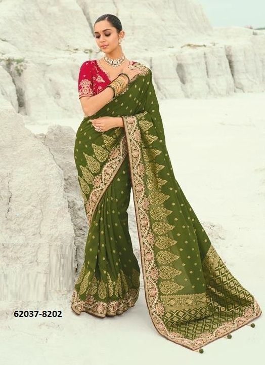 SHAHI POSHAK 7 - Catalog # 62037 (Set of 8 Sarees) by M N Sarees SHAHI POSHAK 7 - Catalog # 62037 (Set of 8 Sarees) by M N Sarees