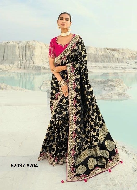 SHAHI POSHAK 7 - Catalog # 62037 (Set of 8 Sarees) by M N Sarees SHAHI POSHAK 7 - Catalog # 62037 (Set of 8 Sarees) by M N Sarees
