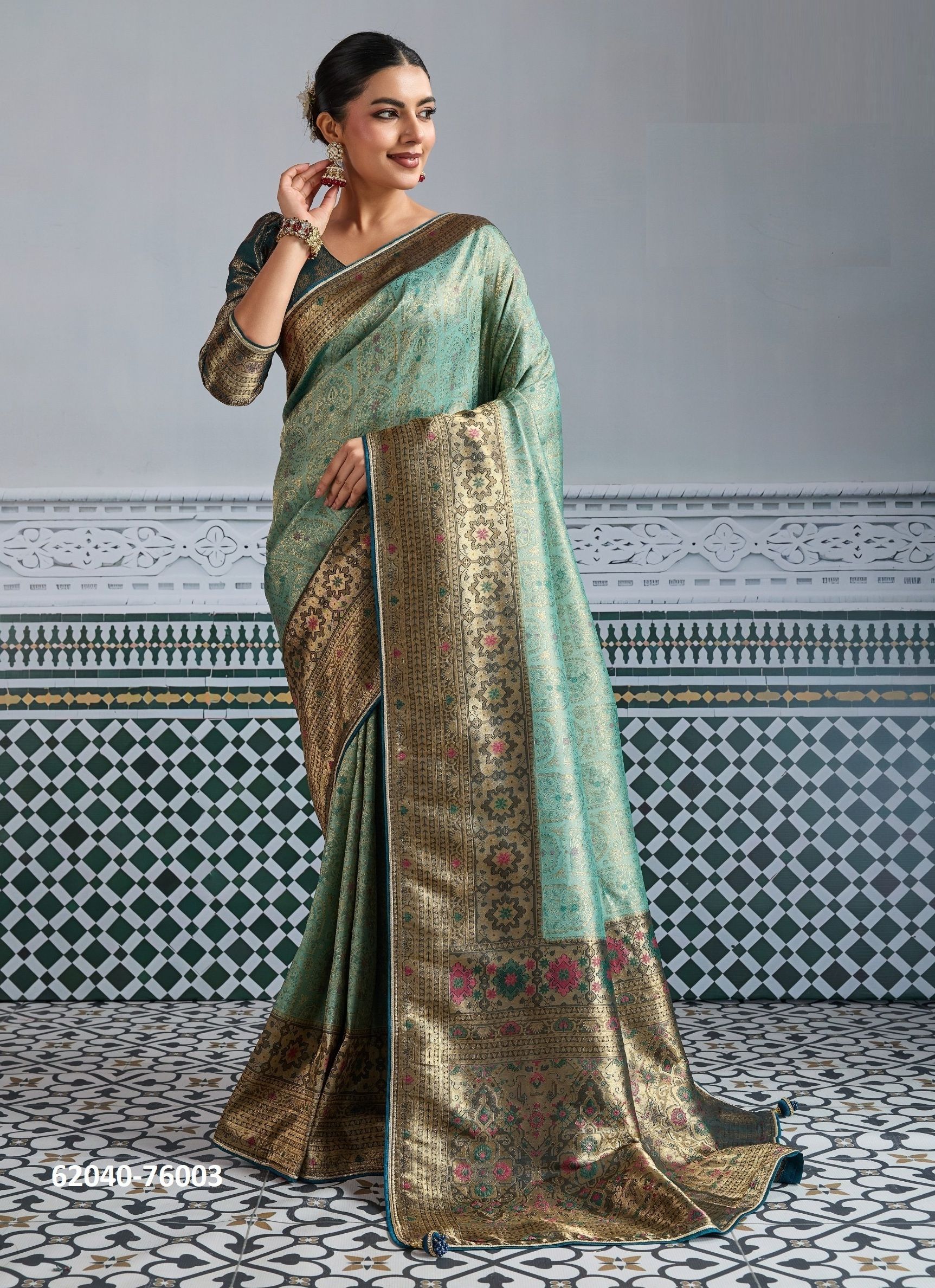 RAJVALLI 2 - Catalog # 62040 (Set of 2 Sarees) by S-Ethnic Lifestyle RAJVALLI 2 - Catalog # 62040 (Set of 2 Sarees) by S-Ethnic Lifestyle