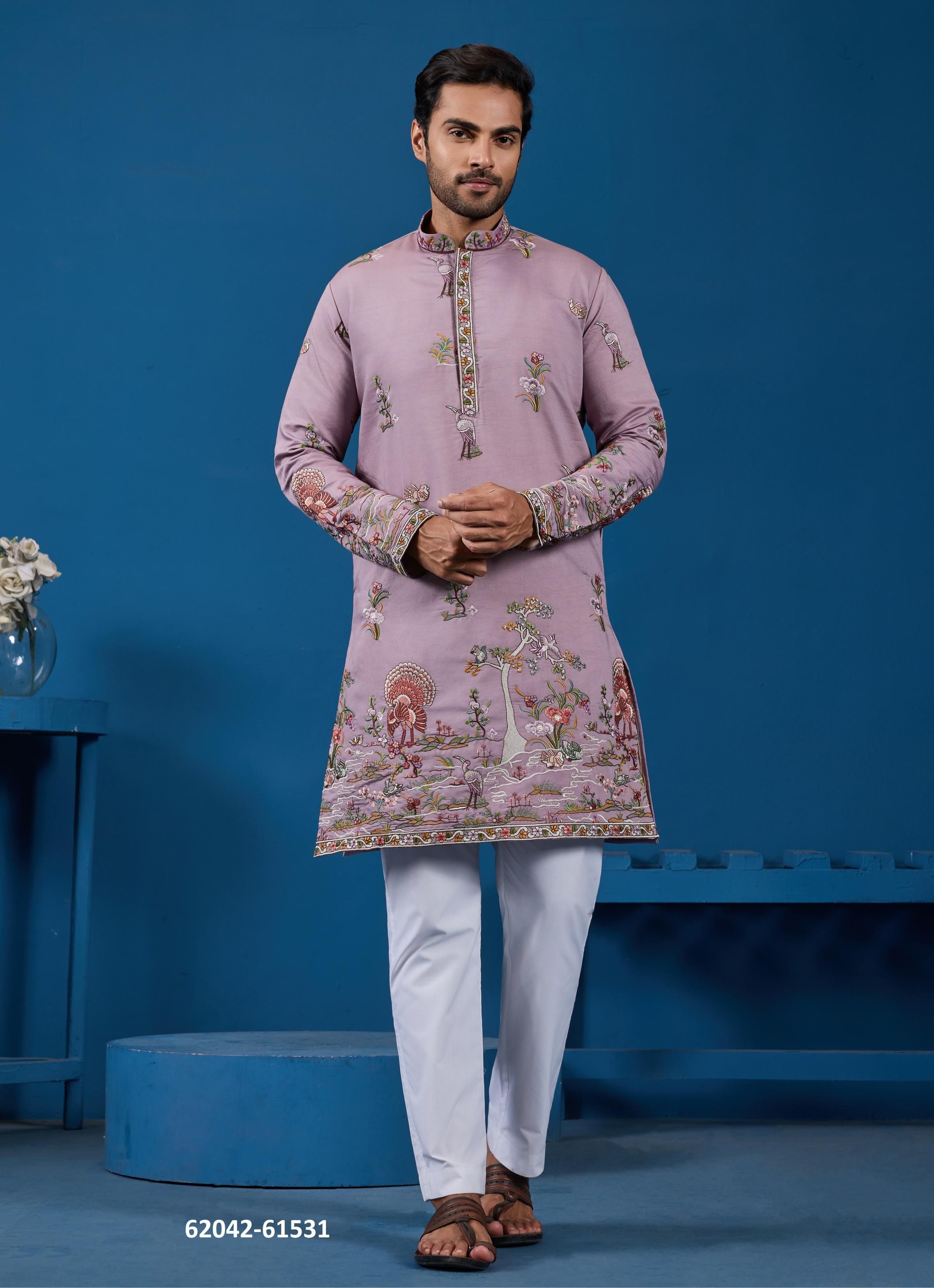 VANTARA VOGUE - Catalog # 62042 (Set of 6 Men's Ethnic Wear) by Meheriya VANTARA VOGUE - Catalog # 62042 (Set of 6 Men's Ethnic Wear) by Meheriya
