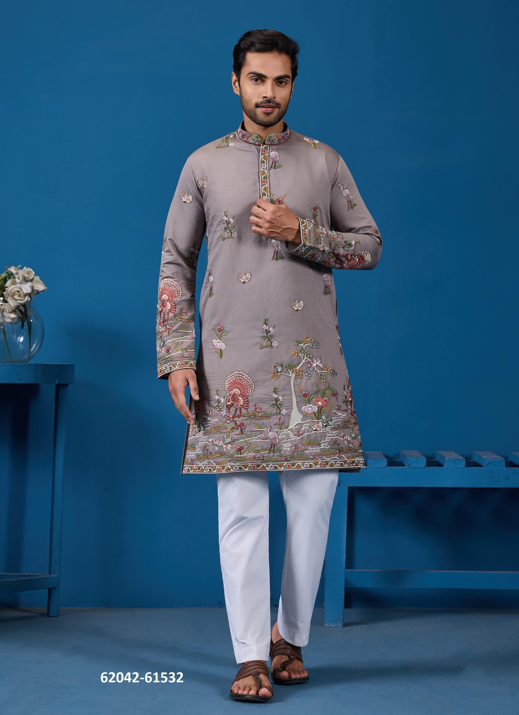 VANTARA VOGUE - Catalog # 62042 (Set of 6 Men's Ethnic Wear) by Meheriya VANTARA VOGUE - Catalog # 62042 (Set of 6 Men's Ethnic Wear) by Meheriya