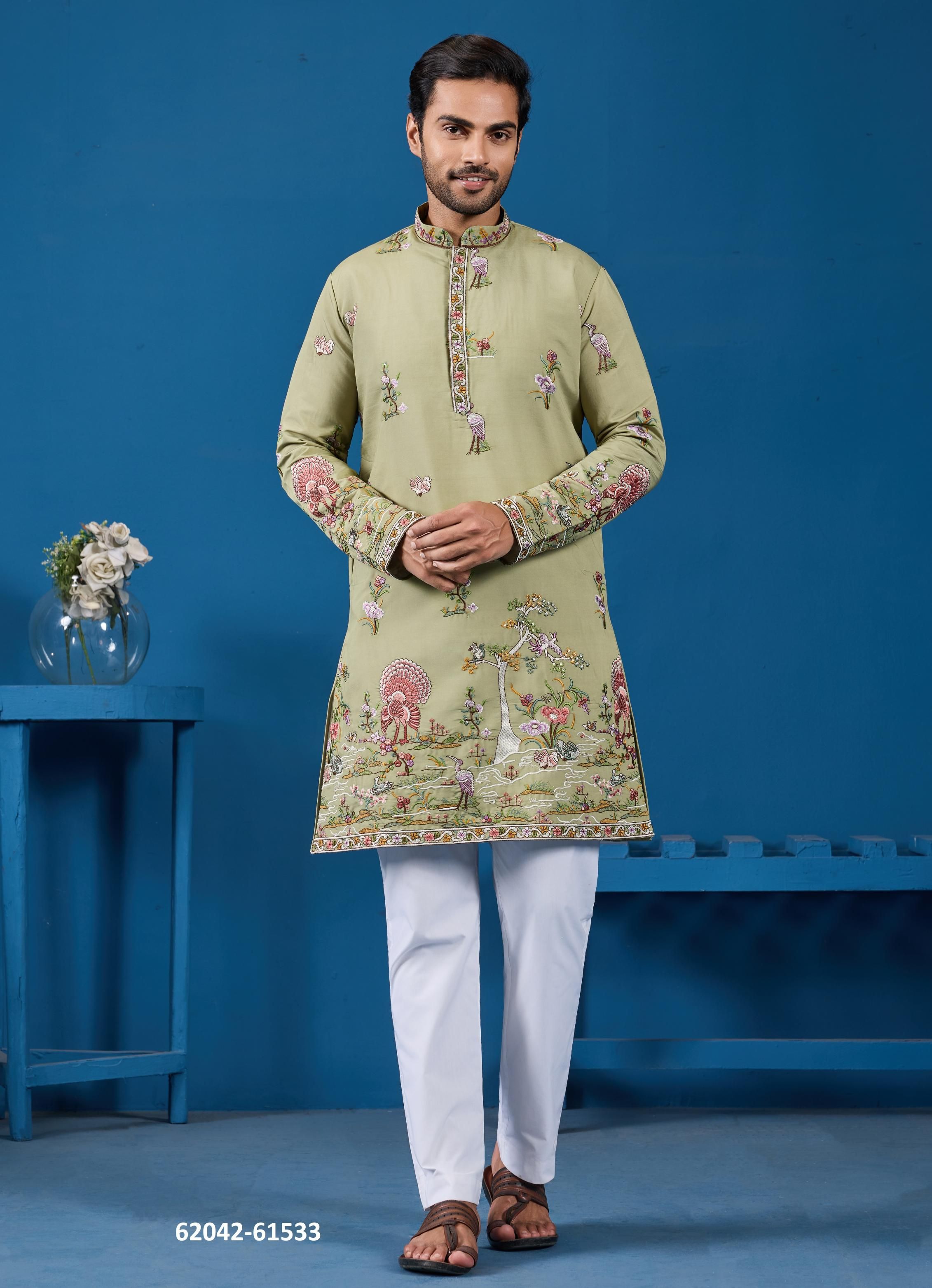VANTARA VOGUE - Catalog # 62042 (Set of 6 Men's Ethnic Wear) by Meheriya VANTARA VOGUE - Catalog # 62042 (Set of 6 Men's Ethnic Wear) by Meheriya