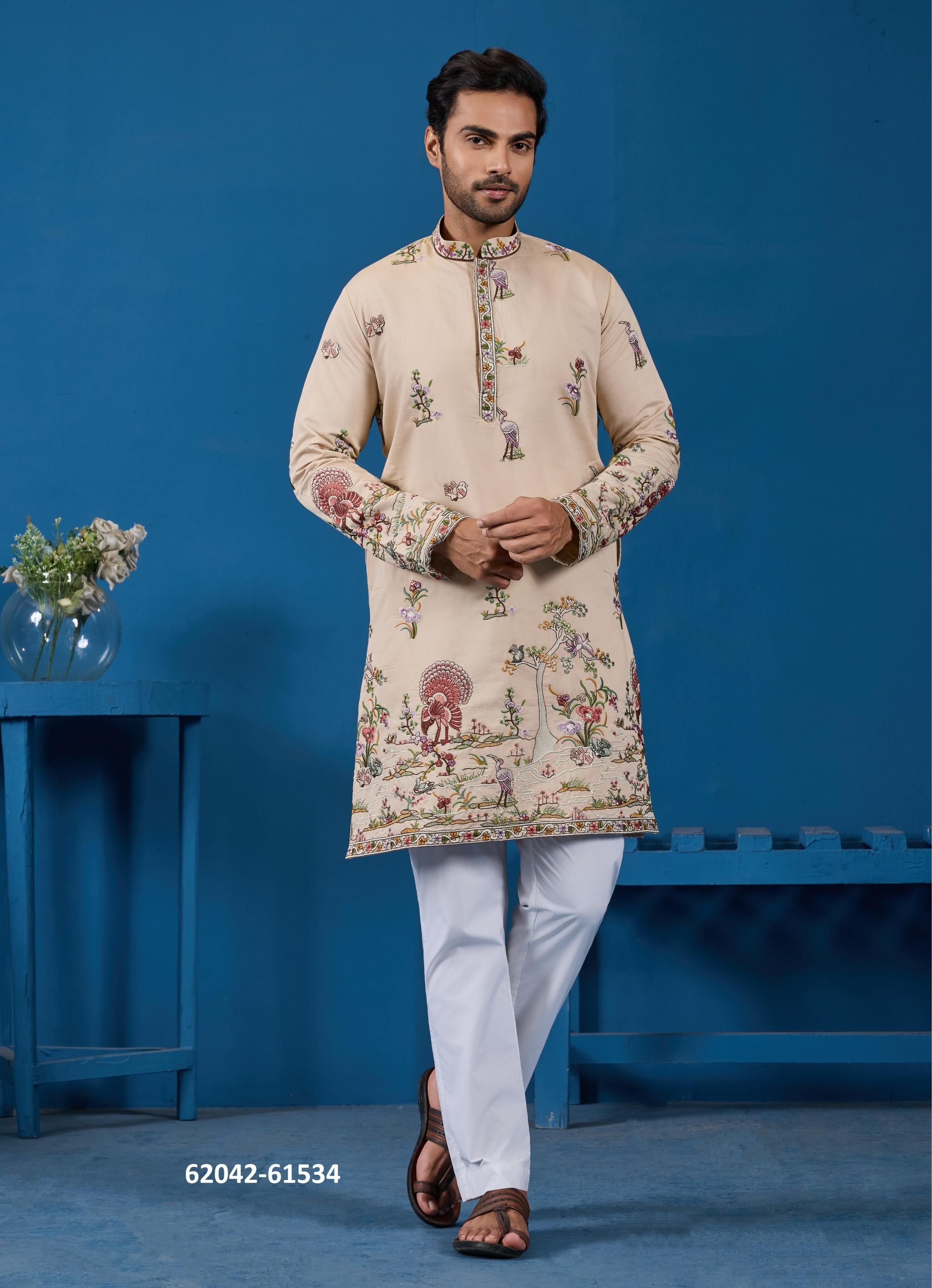 VANTARA VOGUE - Catalog # 62042 (Set of 6 Men's Ethnic Wear) by Meheriya VANTARA VOGUE - Catalog # 62042 (Set of 6 Men's Ethnic Wear) by Meheriya