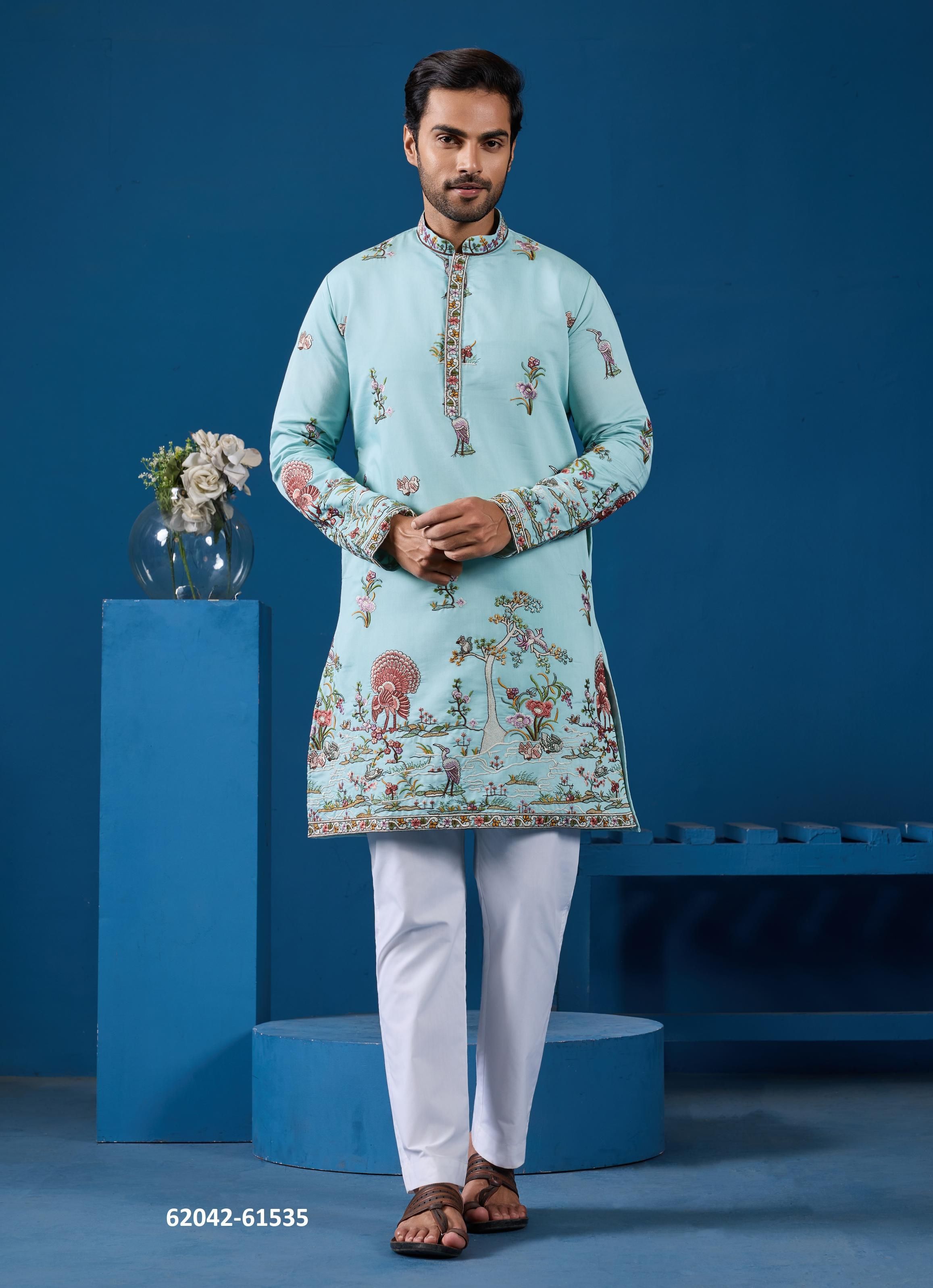 VANTARA VOGUE - Catalog # 62042 (Set of 6 Men's Ethnic Wear) by Meheriya VANTARA VOGUE - Catalog # 62042 (Set of 6 Men's Ethnic Wear) by Meheriya