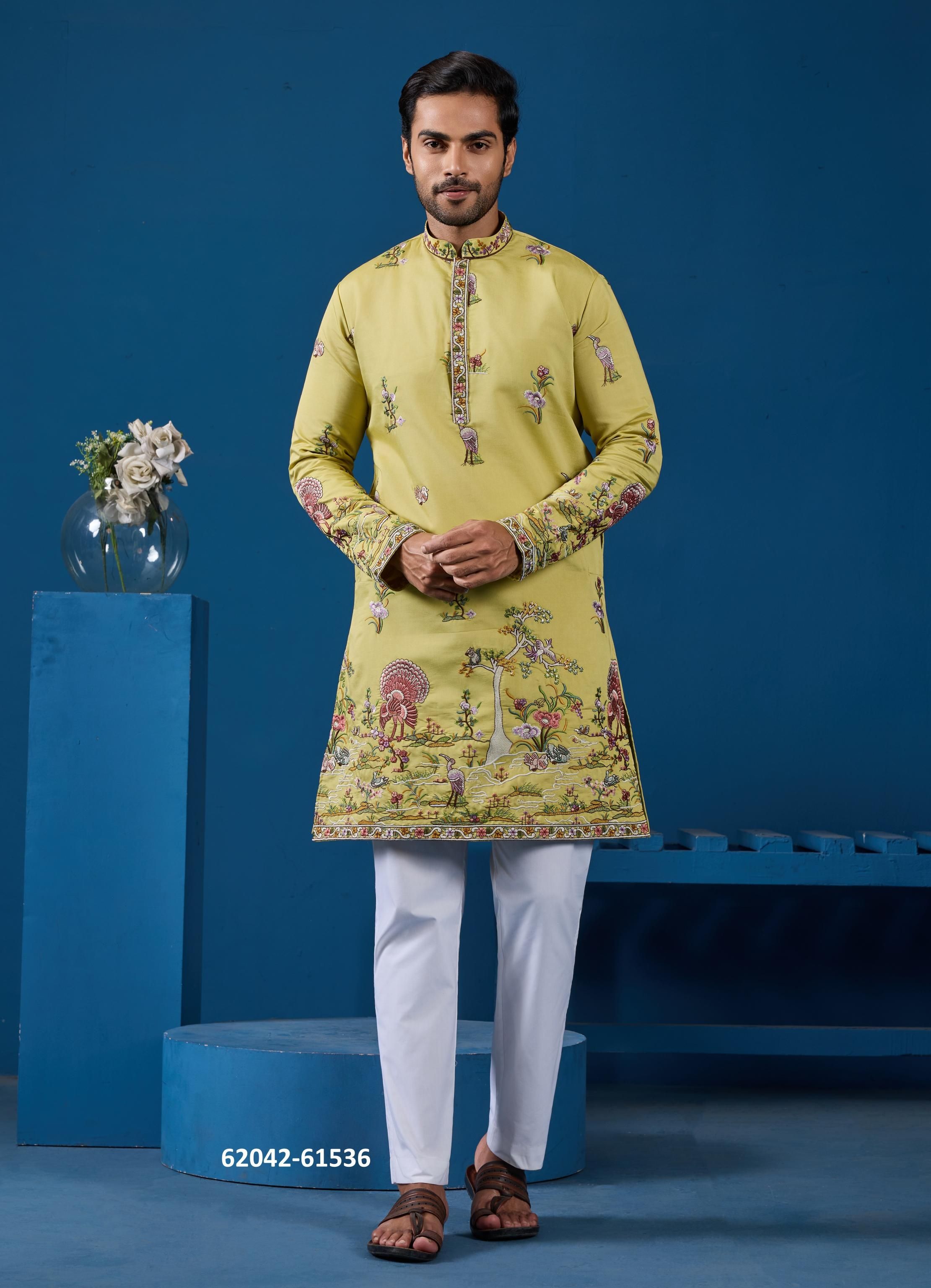 VANTARA VOGUE - Catalog # 62042 (Set of 6 Men's Ethnic Wear) by Meheriya VANTARA VOGUE - Catalog # 62042 (Set of 6 Men's Ethnic Wear) by Meheriya