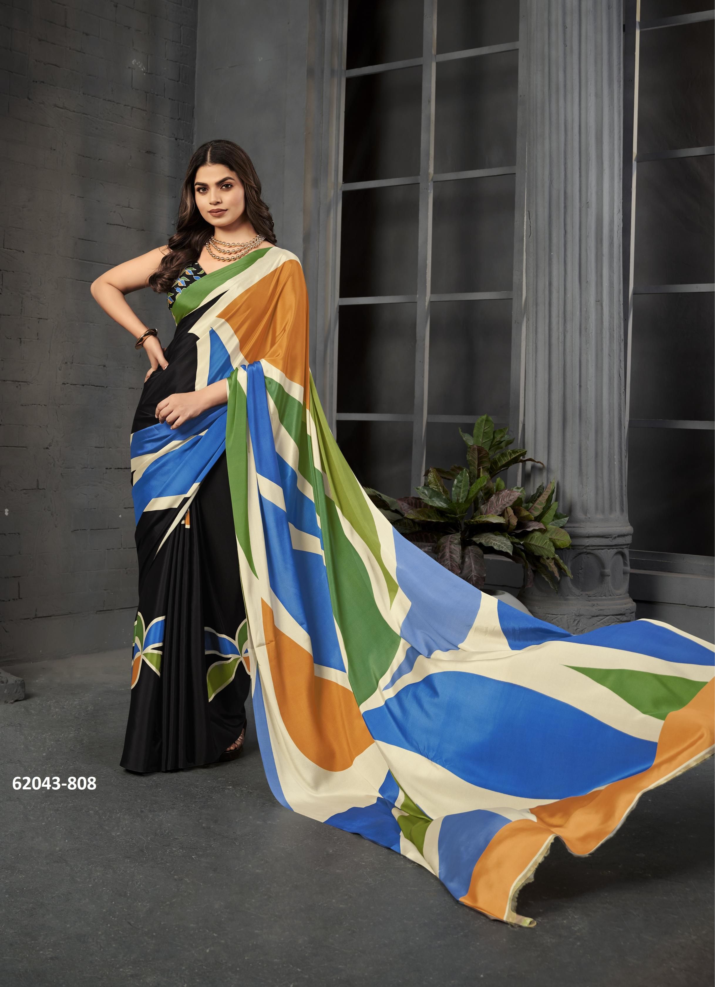 SERENE - Catalog # 62043 (Set of 9 Sarees) by Jagraasa SERENE - Catalog # 62043 (Set of 9 Sarees) by Jagraasa
