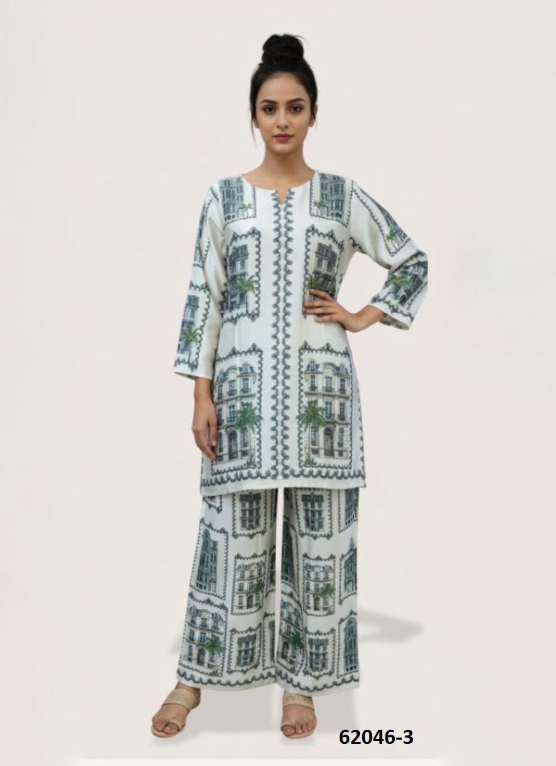 CO-ORD SET 1 - Catalog # 62046 (Set of 4 Tops With Bottoms) by Jagraasa