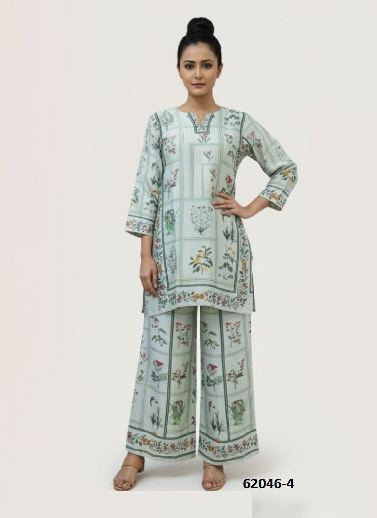 CO-ORD SET 1 - Catalog # 62046 (Set of 4 Tops With Bottoms) by Jagraasa