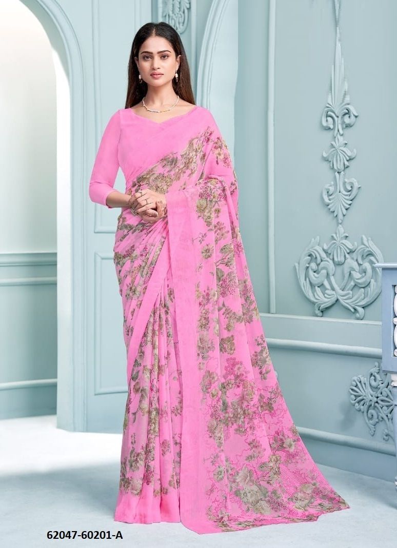 STAR CHIFFON 217 - Catalog # 62047 (Set of 12 Sarees) by Ruchi Sarees STAR CHIFFON 217 - Catalog # 62047 (Set of 12 Sarees) by Ruchi Sarees