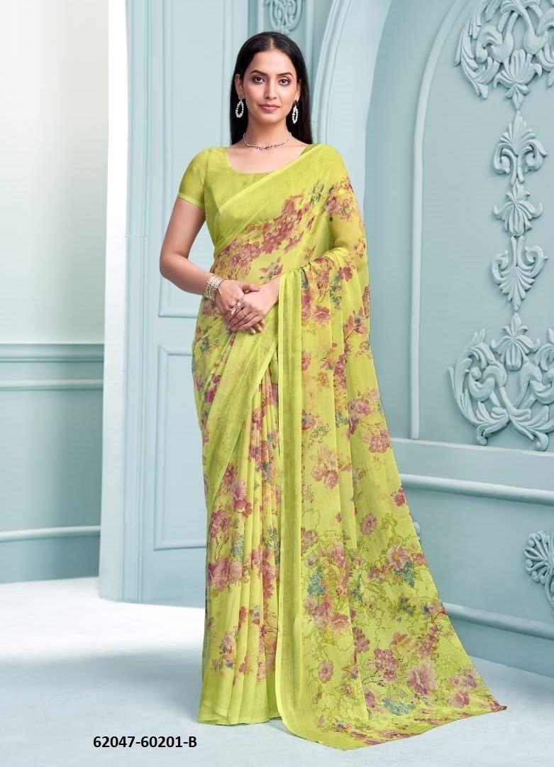 STAR CHIFFON 217 - Catalog # 62047 (Set of 12 Sarees) by Ruchi Sarees STAR CHIFFON 217 - Catalog # 62047 (Set of 12 Sarees) by Ruchi Sarees