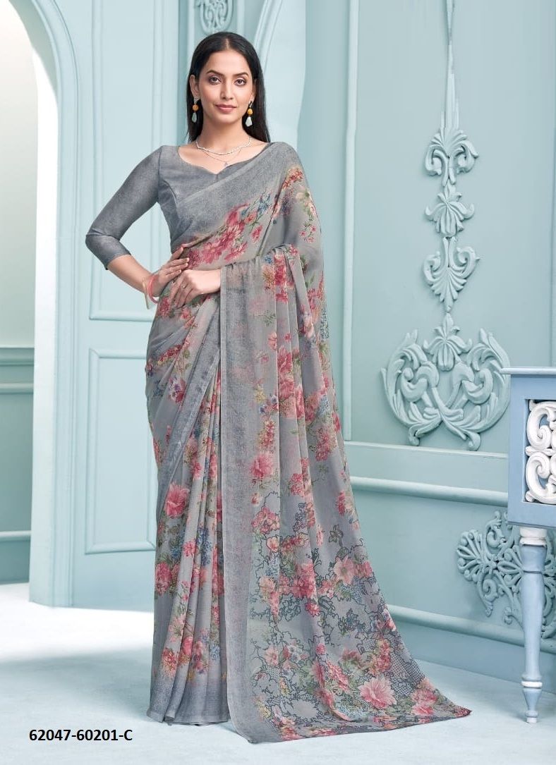 STAR CHIFFON 217 - Catalog # 62047 (Set of 12 Sarees) by Ruchi Sarees STAR CHIFFON 217 - Catalog # 62047 (Set of 12 Sarees) by Ruchi Sarees