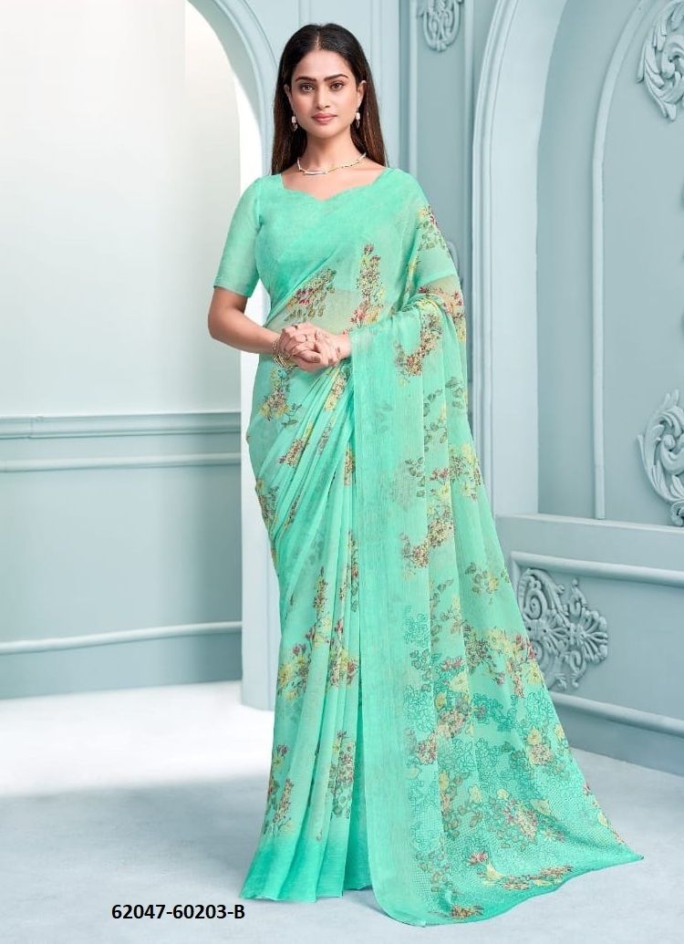 STAR CHIFFON 217 - Catalog # 62047 (Set of 12 Sarees) by Ruchi Sarees STAR CHIFFON 217 - Catalog # 62047 (Set of 12 Sarees) by Ruchi Sarees