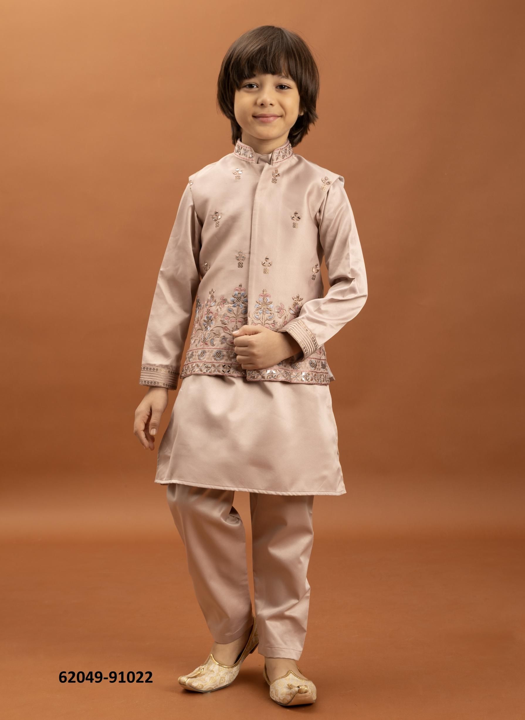 ETHNIC KIDZ WEAR - Catalog # 62049 (Set of 5 Men's Ethnic Wear) by Meheriya