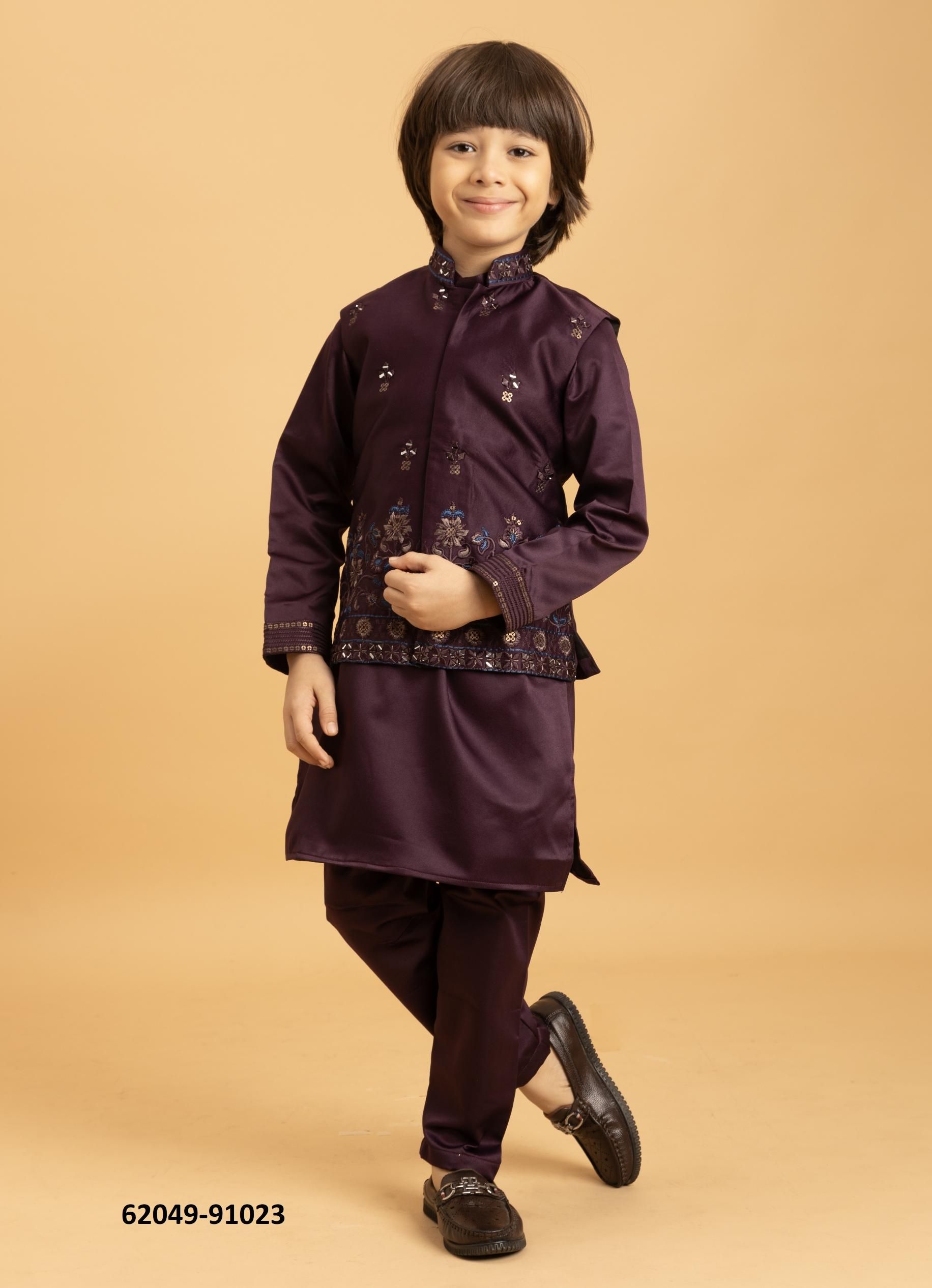 ETHNIC KIDZ WEAR - Catalog # 62049 (Set of 5 Men's Ethnic Wear) by Meheriya