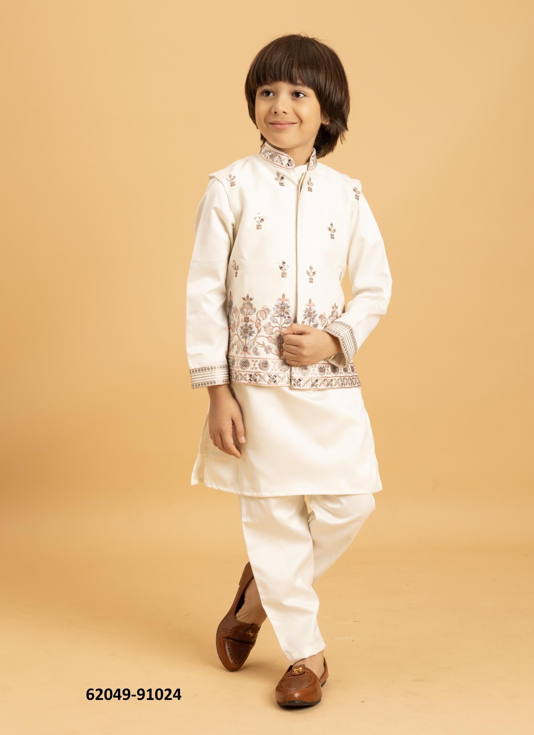 ETHNIC KIDZ WEAR - Catalog # 62049 (Set of 5 Men's Ethnic Wear) by Meheriya