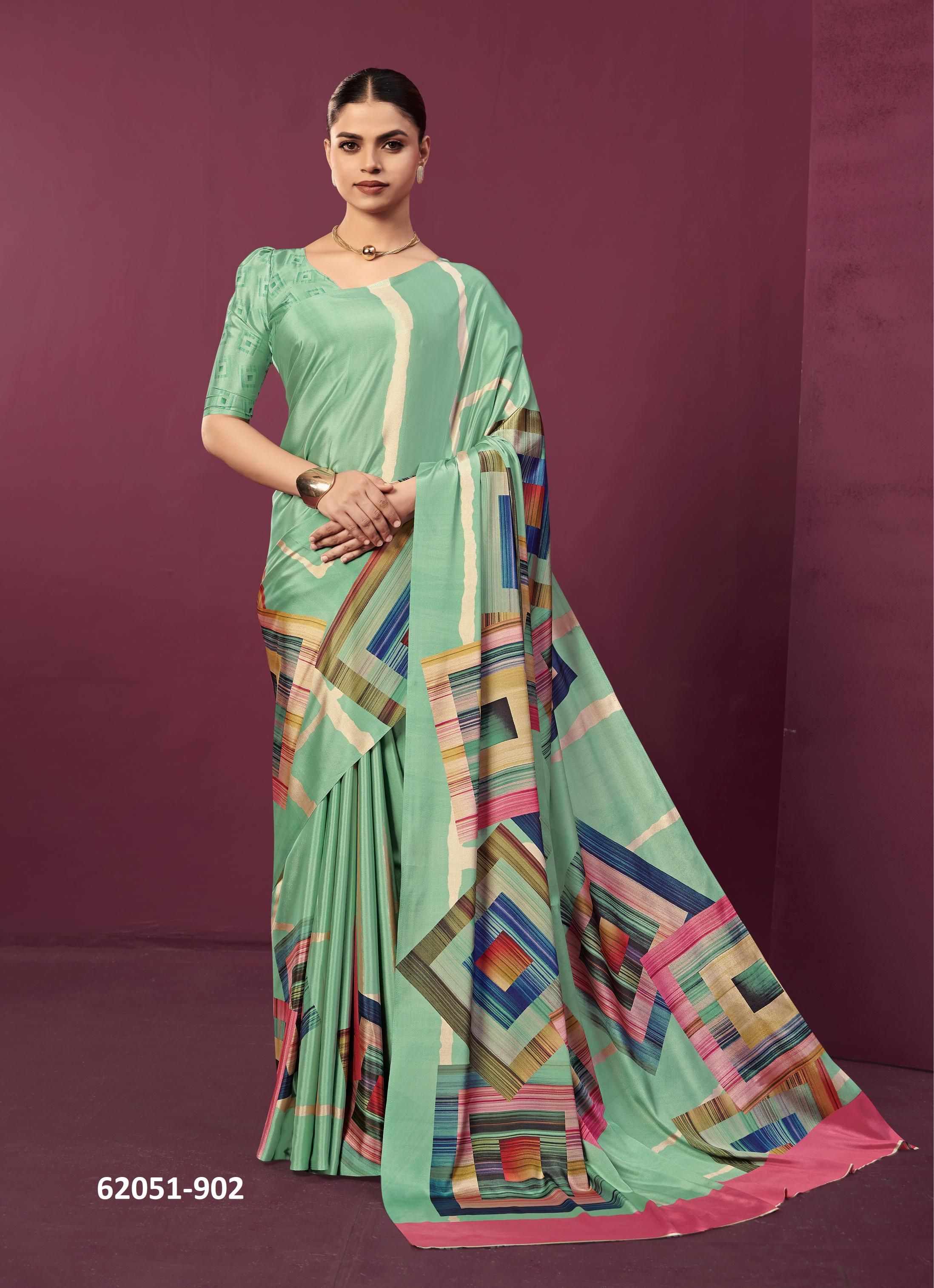 PAULA - Catalog # 62051 (Set of 9 Sarees) by Desi Muse PAULA - Catalog # 62051 (Set of 9 Sarees) by Desi Muse