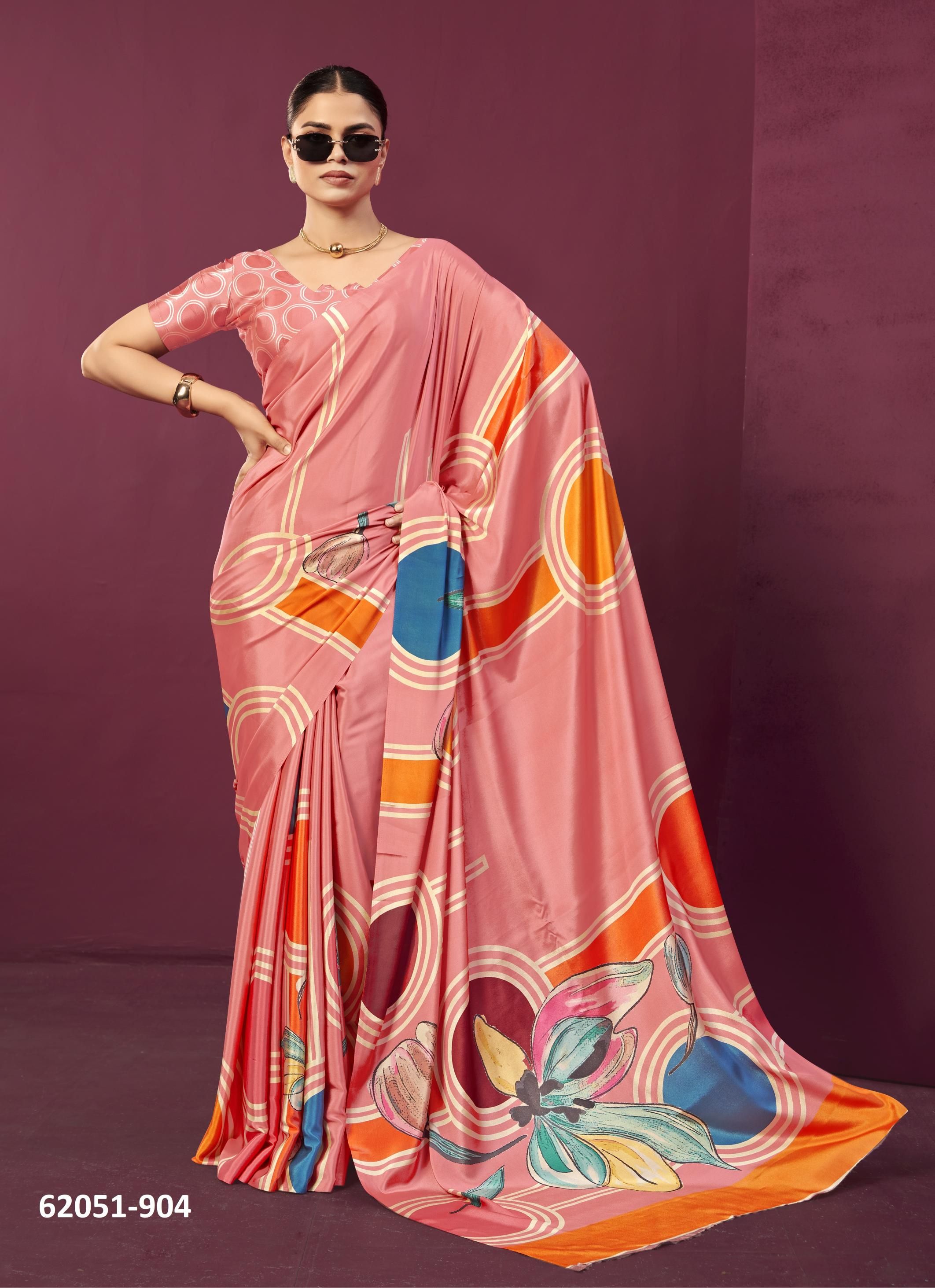 PAULA - Catalog # 62051 (Set of 9 Sarees) by Desi Muse PAULA - Catalog # 62051 (Set of 9 Sarees) by Desi Muse
