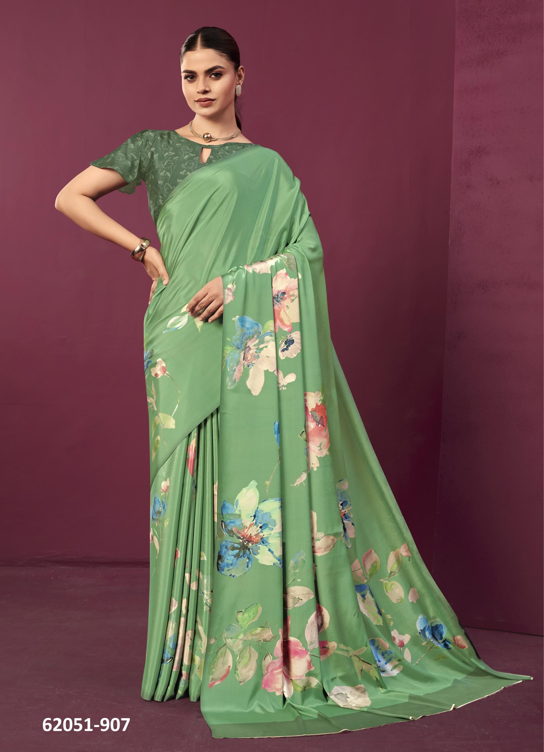 PAULA - Catalog # 62051 (Set of 9 Sarees) by Desi Muse PAULA - Catalog # 62051 (Set of 9 Sarees) by Desi Muse