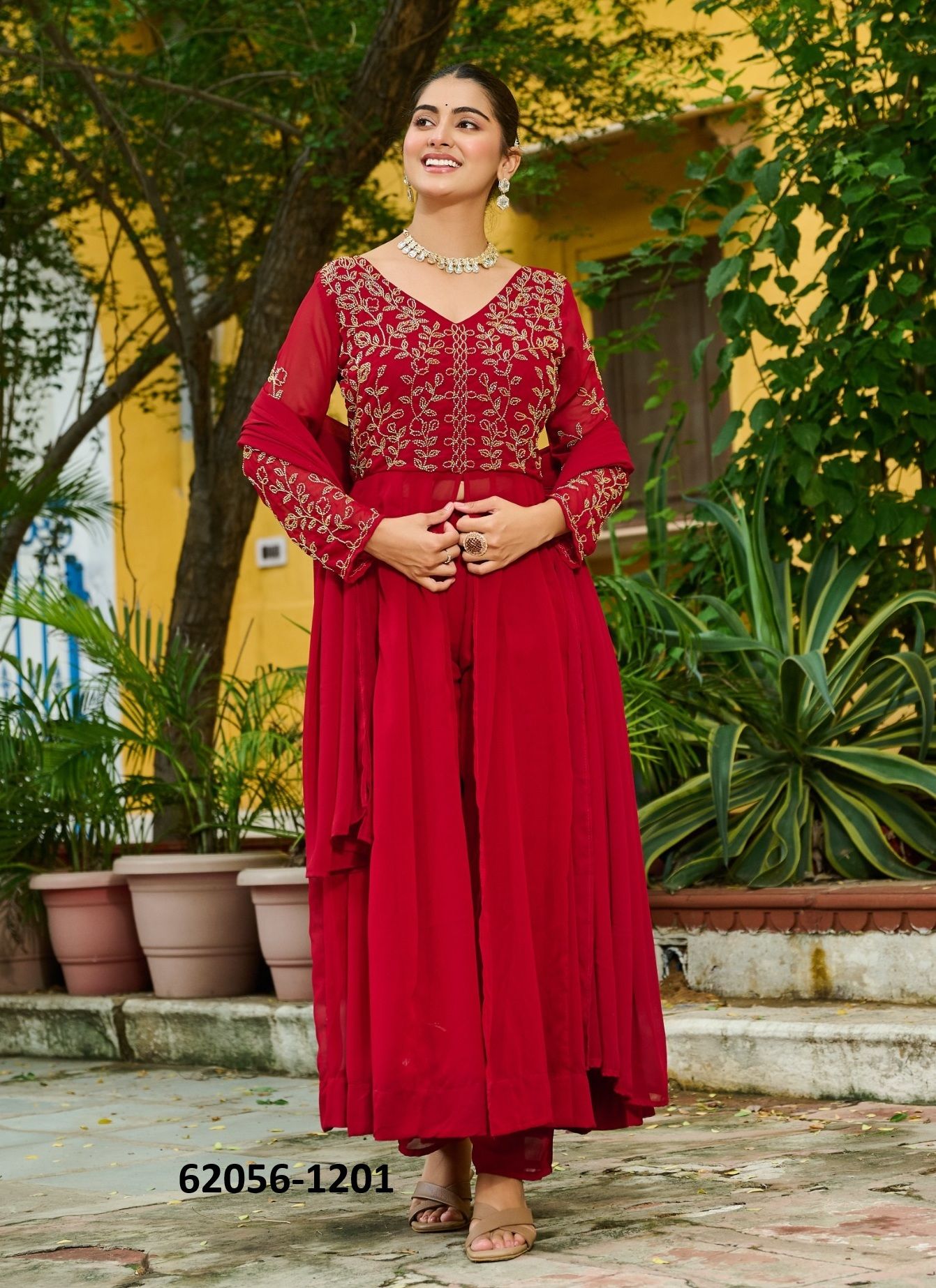 SERIES 1201 - Catalog # 62056 (Set of 2 Readymade Salwar Suits) by Aabharan SERIES 1201 - Catalog # 62056 (Set of 2 Readymade Salwar Suits) by Aabharan