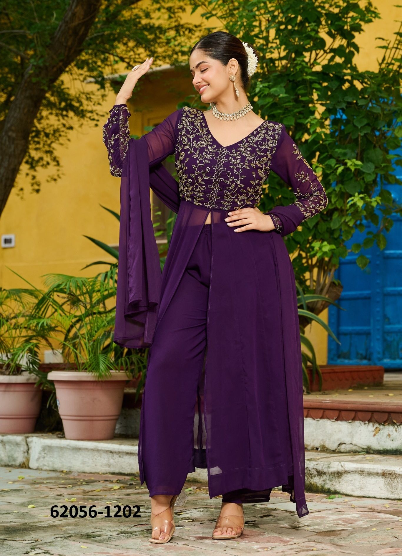 SERIES 1201 - Catalog # 62056 (Set of 2 Readymade Salwar Suits) by Aabharan SERIES 1201 - Catalog # 62056 (Set of 2 Readymade Salwar Suits) by Aabharan