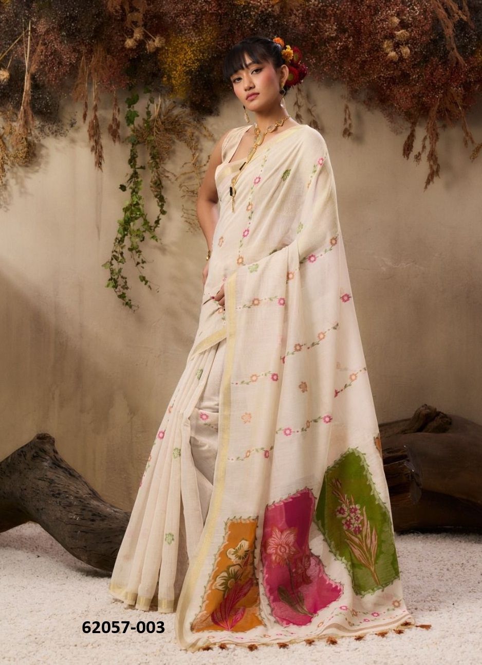 RASHMIKA - Catalog # 62057 (Set of 4 Sarees) by Rajtex Fabrics RASHMIKA - Catalog # 62057 (Set of 4 Sarees) by Rajtex Fabrics