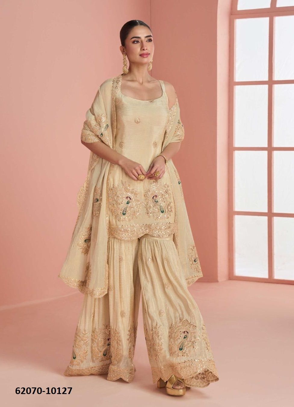 MYRA - Catalog # 62070 (Set of 3 Indo-Western Outfits) by Sayuri Designer MYRA - Catalog # 62070 (Set of 3 Indo-Western Outfits) by Sayuri Designer