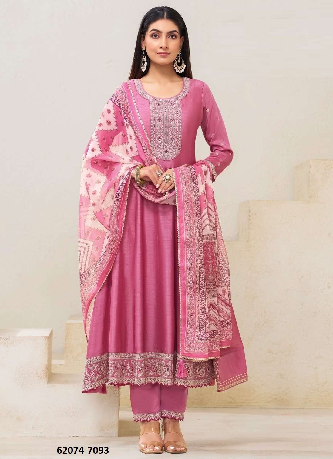 KALINDI - Catalog # 62074 (Set of 6 Readymade Salwar Suits) by Rangoon KALINDI - Catalog # 62074 (Set of 6 Readymade Salwar Suits) by Rangoon