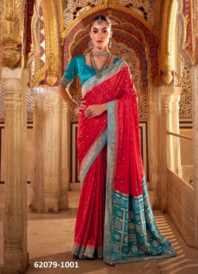 VAISHNAVI - Catalog # 62079 (Set of 5 Sarees) by Trikaashi VAISHNAVI - Catalog # 62079 (Set of 5 Sarees) by Trikaashi