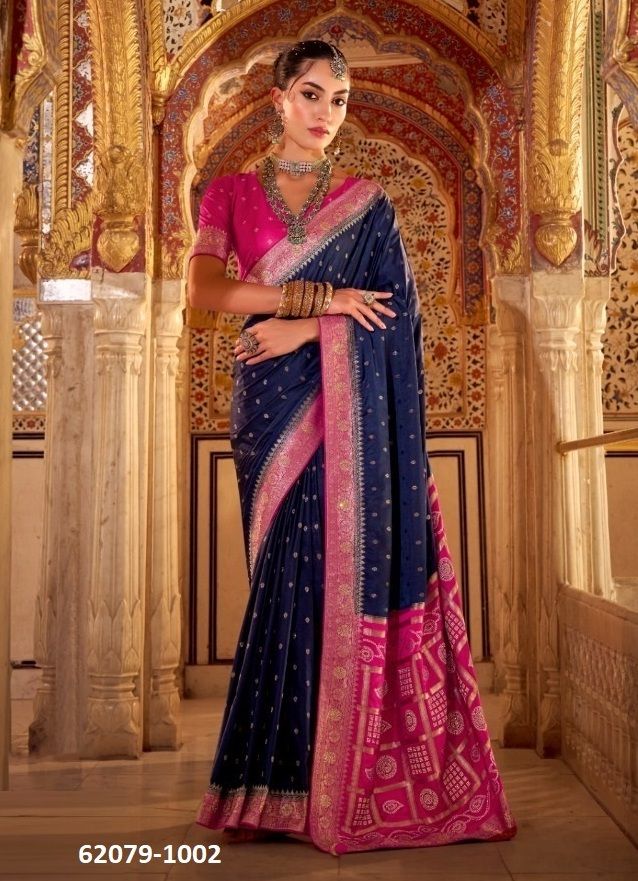 VAISHNAVI - Catalog # 62079 (Set of 5 Sarees) by Trikaashi VAISHNAVI - Catalog # 62079 (Set of 5 Sarees) by Trikaashi
