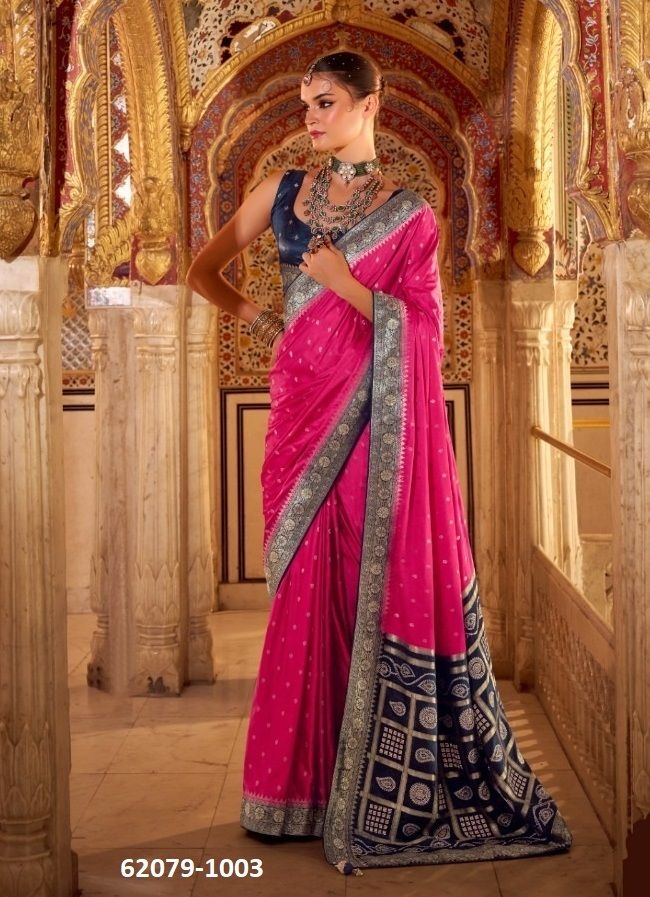 VAISHNAVI - Catalog # 62079 (Set of 5 Sarees) by Trikaashi VAISHNAVI - Catalog # 62079 (Set of 5 Sarees) by Trikaashi