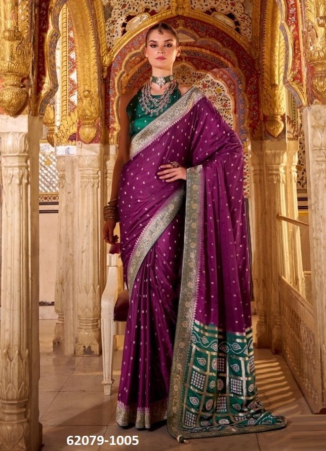 VAISHNAVI - Catalog # 62079 (Set of 5 Sarees) by Trikaashi VAISHNAVI - Catalog # 62079 (Set of 5 Sarees) by Trikaashi