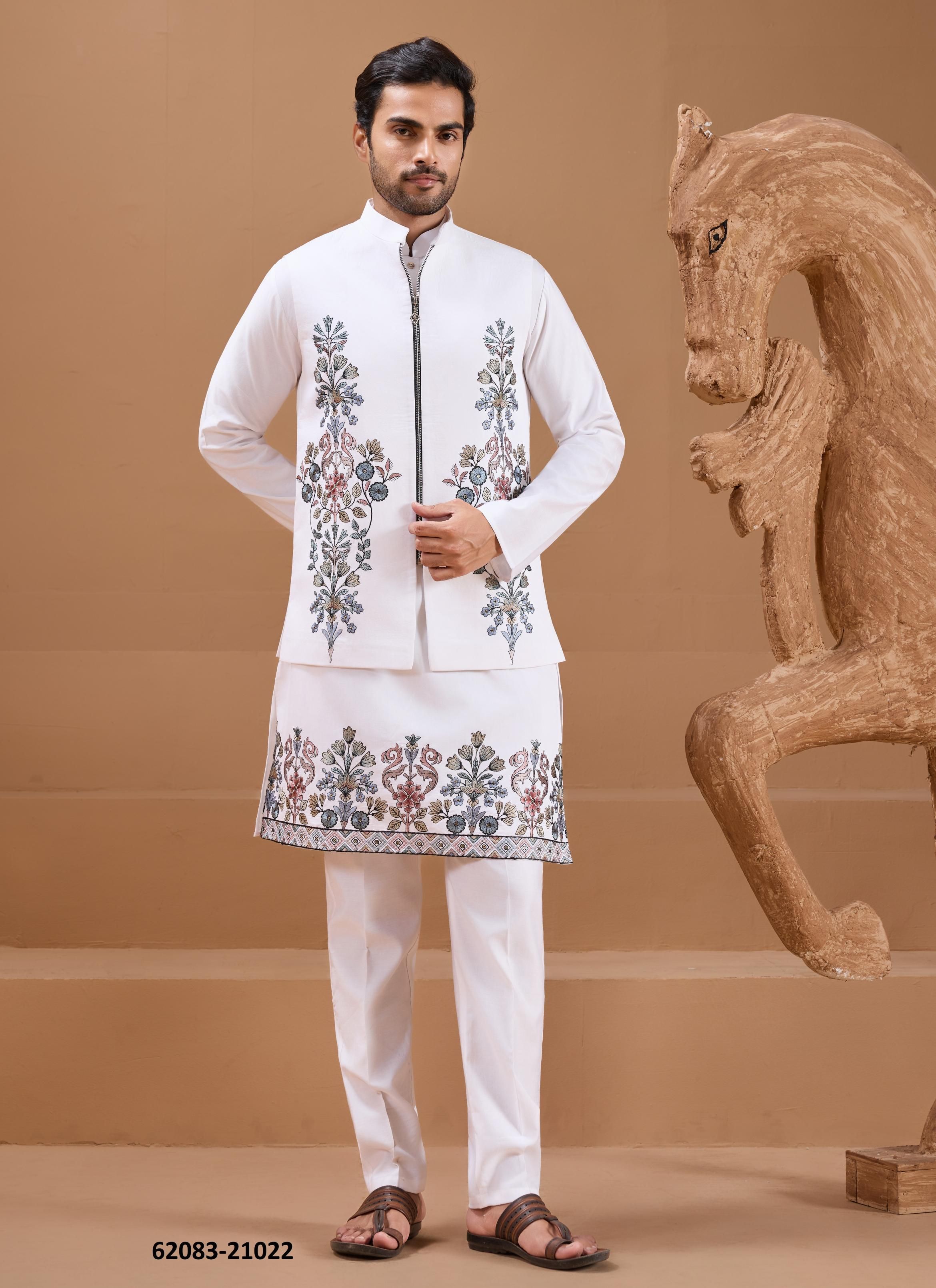 THE CLASSIC MAN - Catalog # 62083 (Set of 5 Men's Ethnic Wear) by Desi Muse