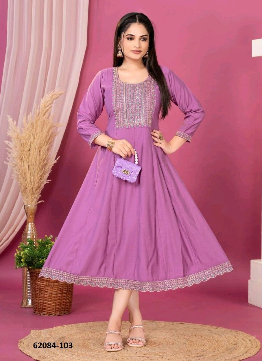 JAMIKA - Catalog # 62084 (Set of 6 Readymade Women's Kurtis / Tops) by Dee Cee JAMIKA - Catalog # 62084 (Set of 6 Readymade Women's Kurtis / Tops) by Dee Cee