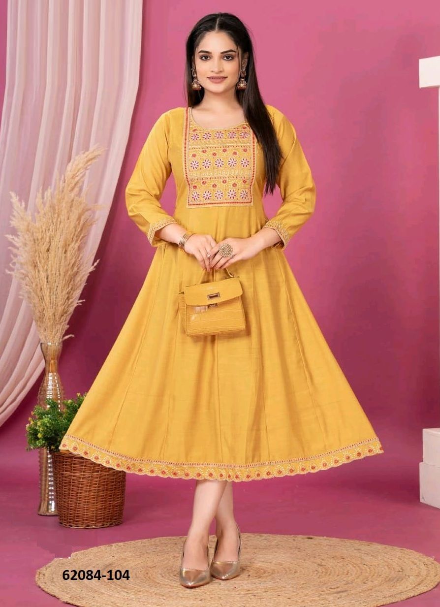 JAMIKA - Catalog # 62084 (Set of 6 Readymade Women's Kurtis / Tops) by Dee Cee JAMIKA - Catalog # 62084 (Set of 6 Readymade Women's Kurtis / Tops) by Dee Cee