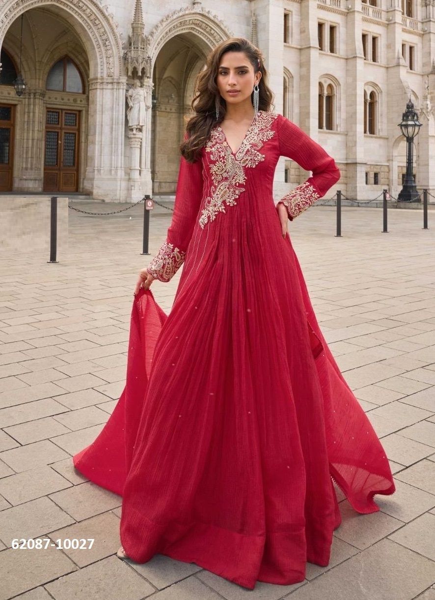 JHALAK - Catalog # 62087 (Set of 3 Readymade Gowns) by Sayuri Designer JHALAK - Catalog # 62087 (Set of 3 Readymade Gowns) by Sayuri Designer