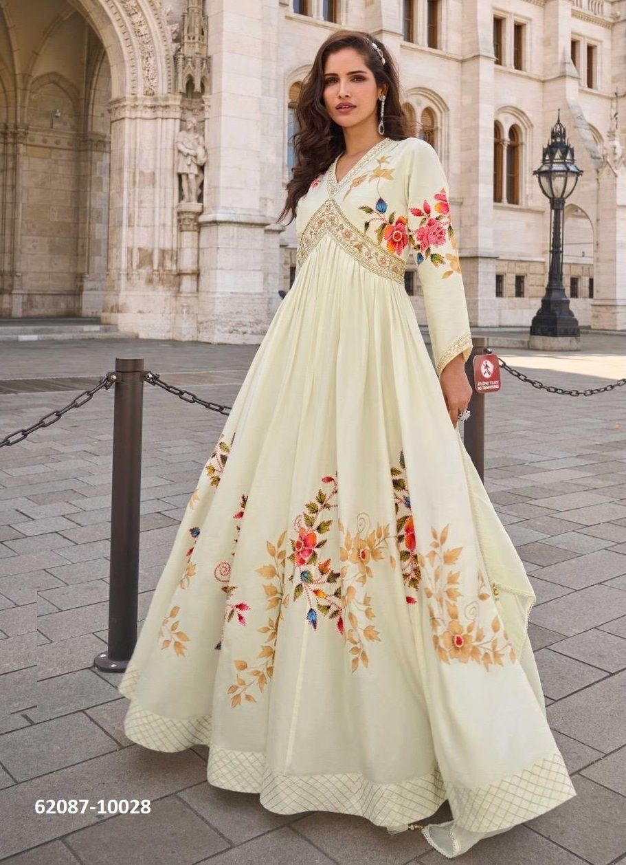 JHALAK - Catalog # 62087 (Set of 3 Readymade Gowns) by Sayuri Designer JHALAK - Catalog # 62087 (Set of 3 Readymade Gowns) by Sayuri Designer