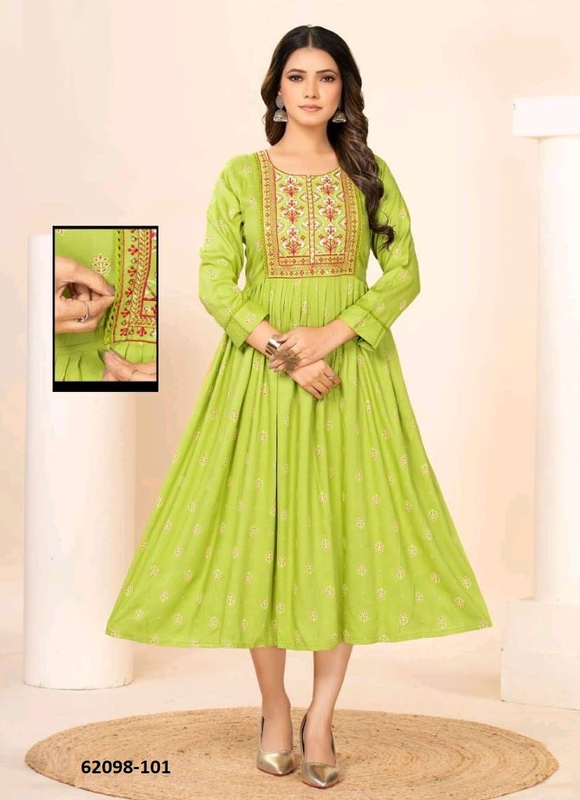 VANYA - Catalog # 62098 (Set of 6 Readymade Women's Kurtis / Tops) by Dee Cee VANYA - Catalog # 62098 (Set of 6 Readymade Women's Kurtis / Tops) by Dee Cee