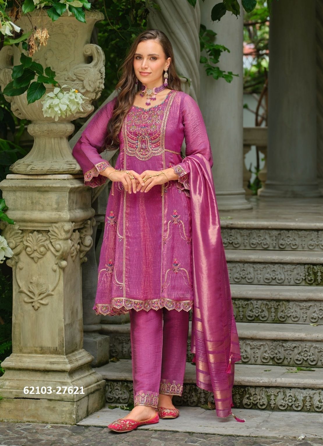 SUHANA - Catalog # 62103 (Set of 4 Readymade Salwar Suits) by Lily & Lali SUHANA - Catalog # 62103 (Set of 4 Readymade Salwar Suits) by Lily & Lali
